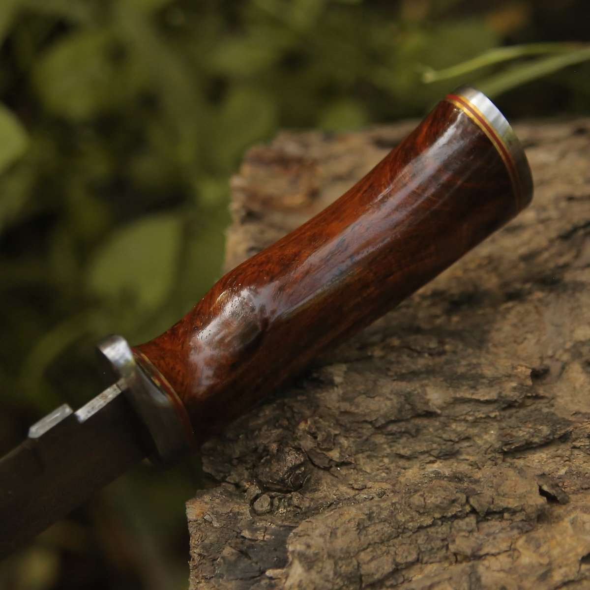 fixed blade bowie knife - Crucifier Original Bowie Knife with Exotic Rosewood Handle - Shokunin USA